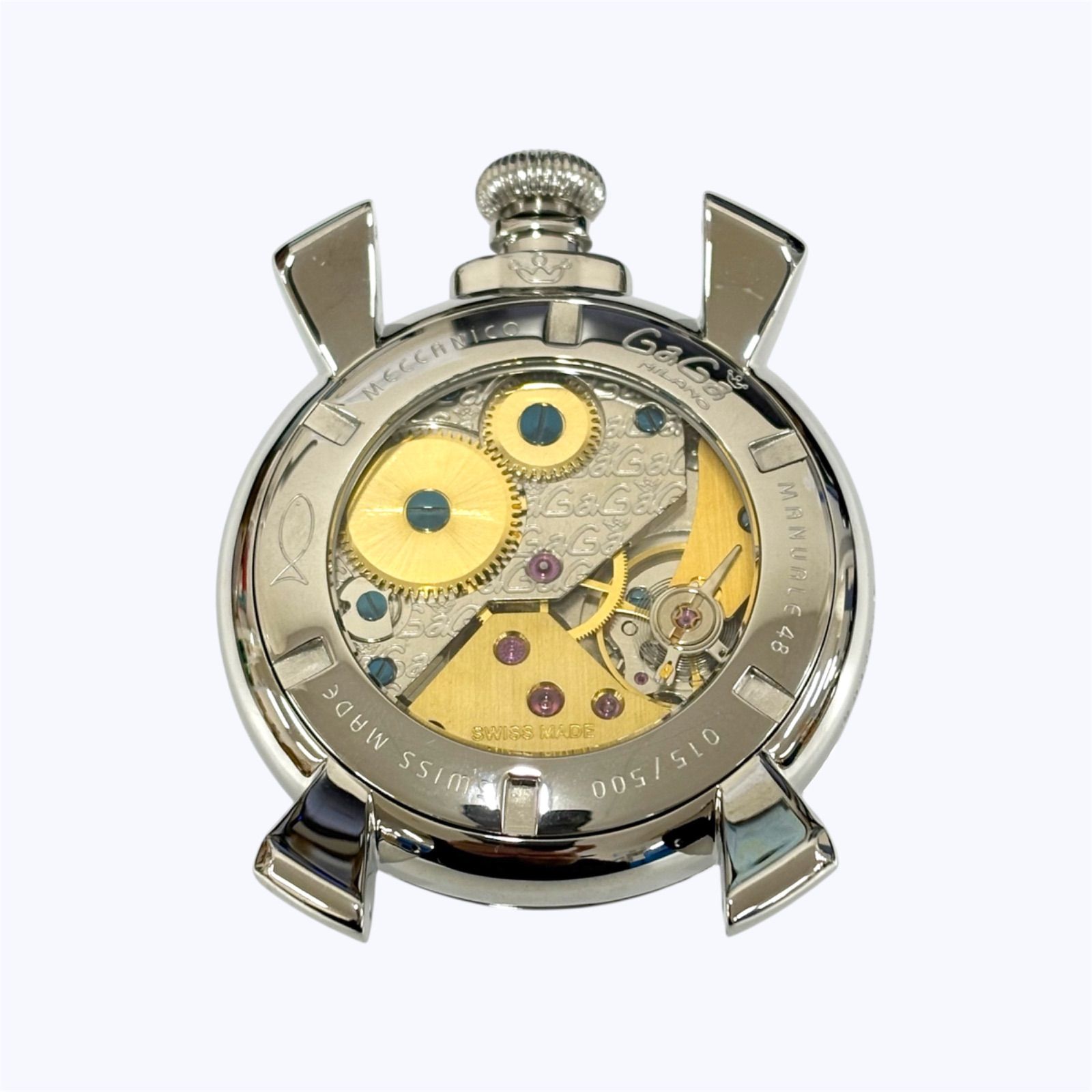 GaGa MILANO ガガミラノ 5010 LV 01 S マヌアーレ48 mm ラスベガス 世界 500本 ベルト無し