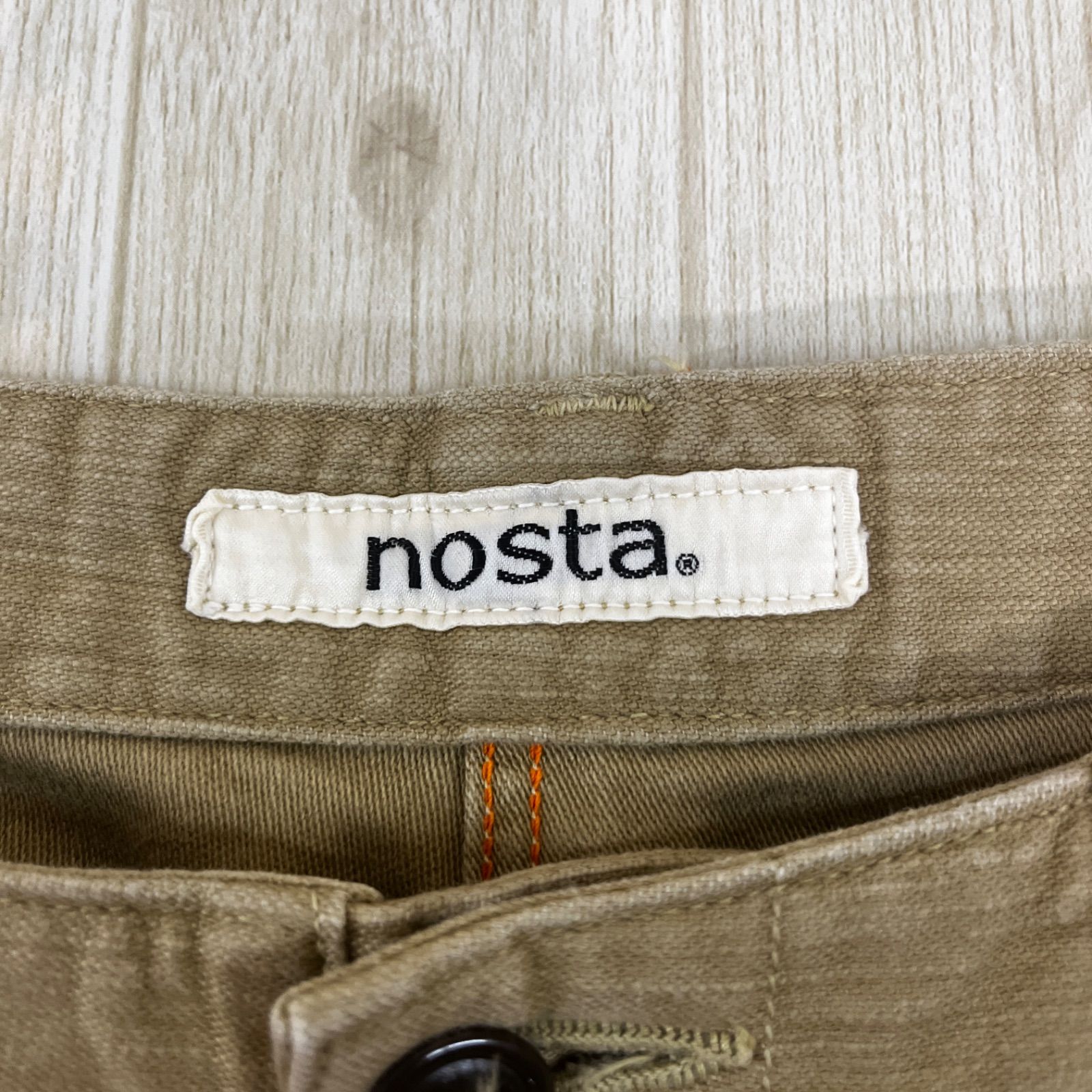 オアスロウ nosta サルエルベイカーパンツ (ベージュ/M) - メルカリ