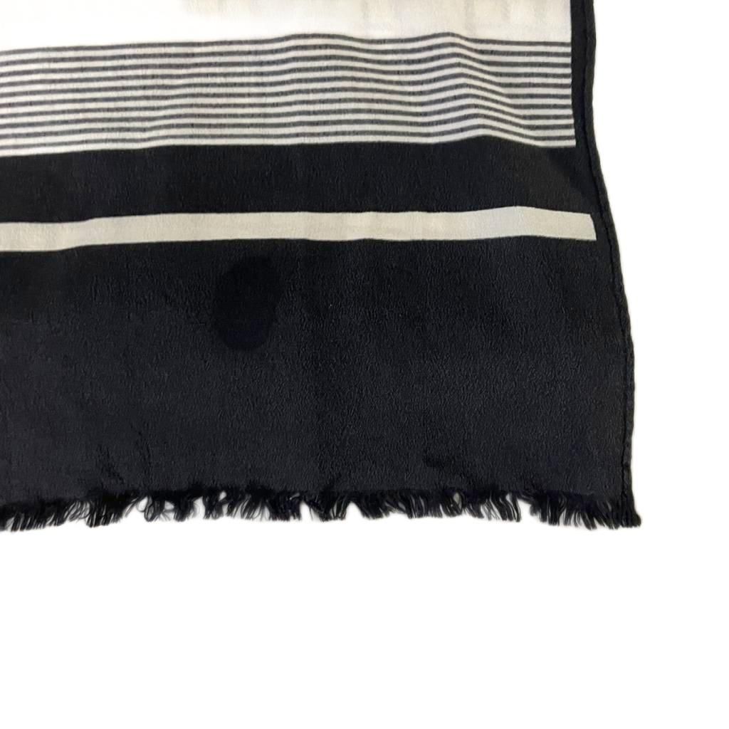 イヴサンローラン YVES SAINT LAURENT シルクストール スカーフ 総柄