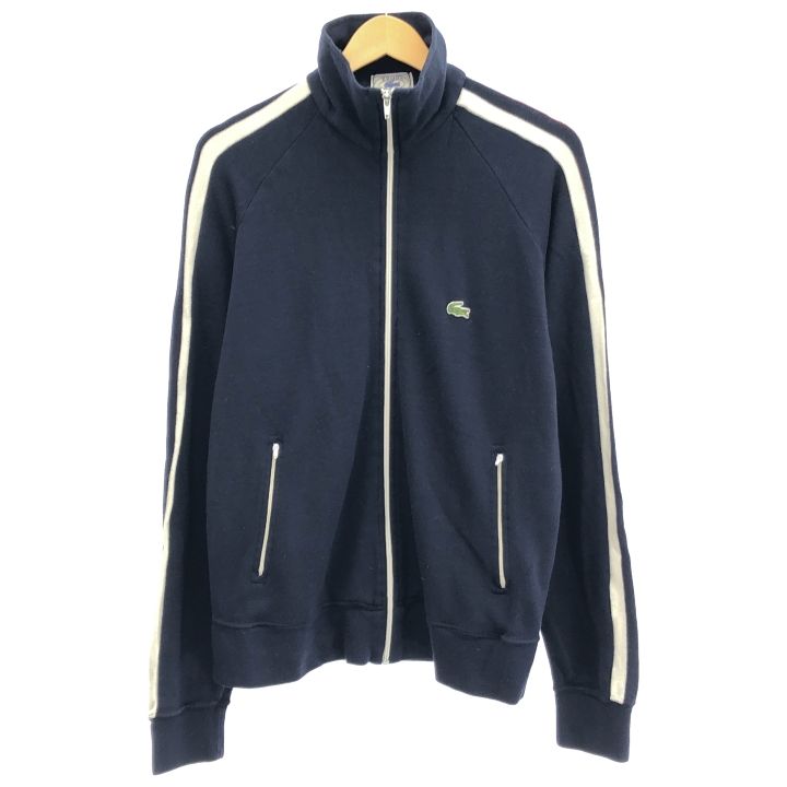 IZOD LACOSTE 台湾製 ニットジャージ ユニセックス ネイビー L
