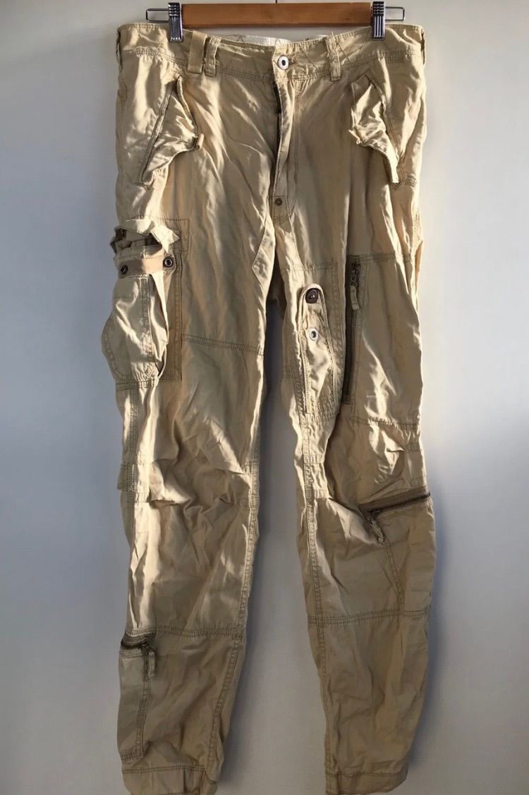 90年代 POLO RALPH LAUREN マルチポケットカーゴパンツ メンズ ベージュ