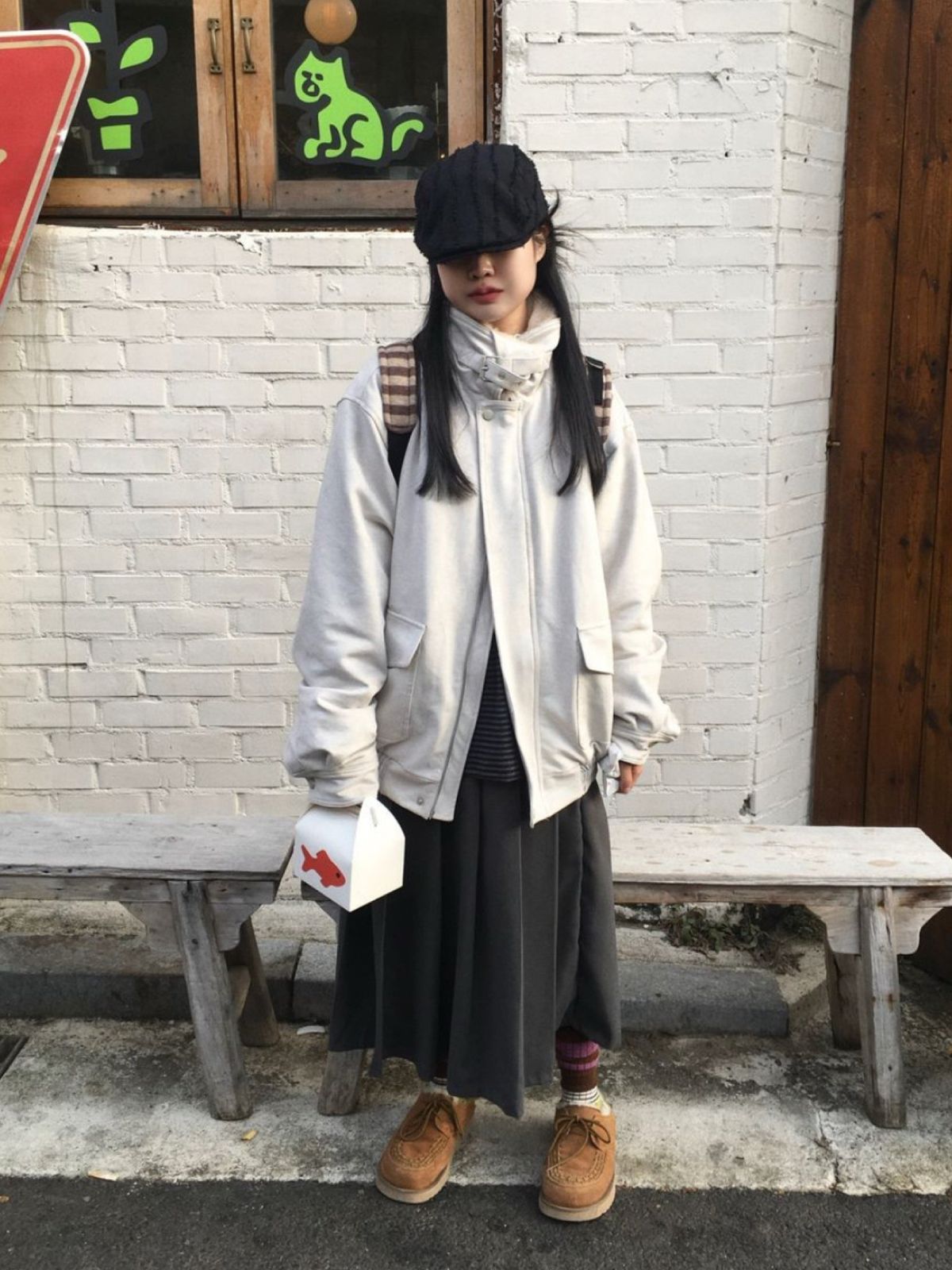 パウンドスウェードムートンコート オーバーサイズ レザージャケット ボア ダウン