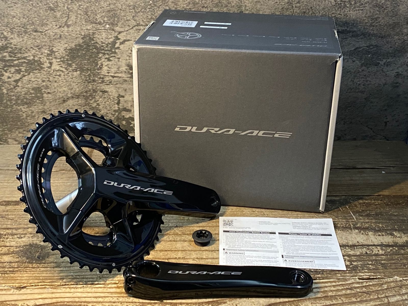 JR 608 シマノ SHIMANO デュラエース DURA ACE FC R 9200 クランクセット 50 34 T 165 mm
