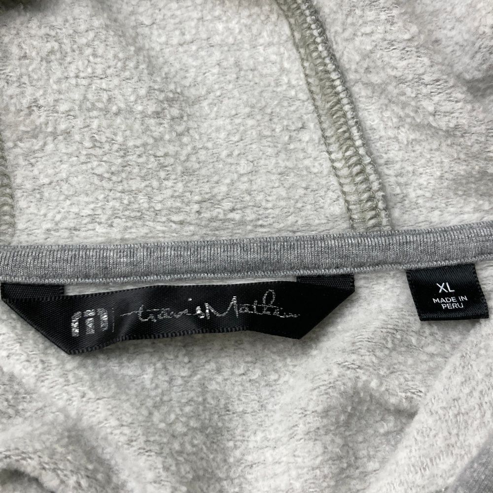 サイズ：XL TRAVIS MATHEW トラビスマシュー 裏起毛 パーカー グレー系