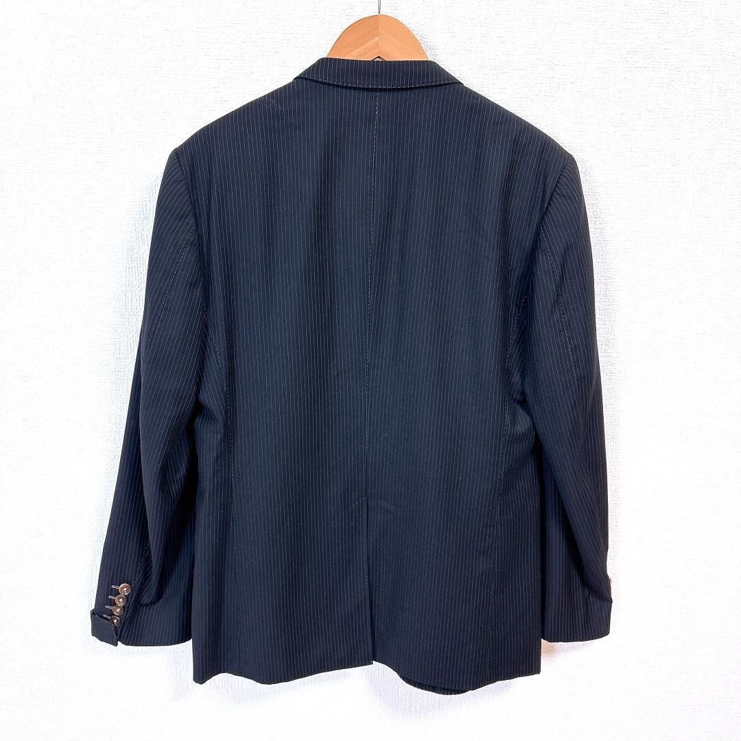 ポールスミス スーツ ストライプ 花柄裏地 セットアップ グレー M Paul