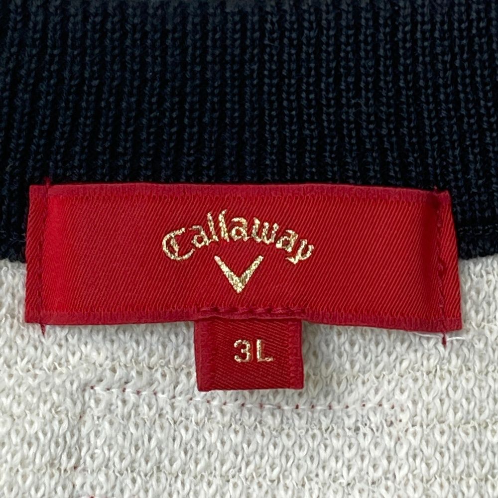 【新品】　キャロウェイ　レッドレーベル　セーター　ウール　ホワイト　Mサイズ 新品】 キャロウェイ レッドレーベル セーター ウール ホワイト Mサイズ