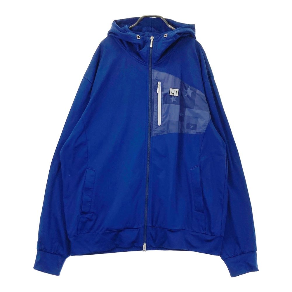 サイズ：XXL LOUD MOUTH ラウドマウス 裏起毛 ジップパーカー ブルー系