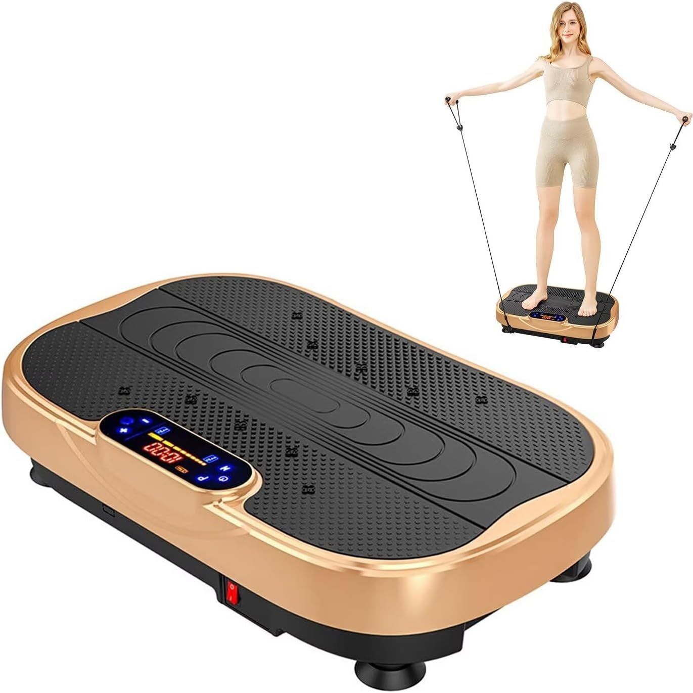 AORTD 振動マシン ブルブル振動マシン 3 D振動 静音 120段階調整 フィットネス 振動マシーン 足痩せ お腹痩せ 有酸素運動 体幹強化 ダイエット器具