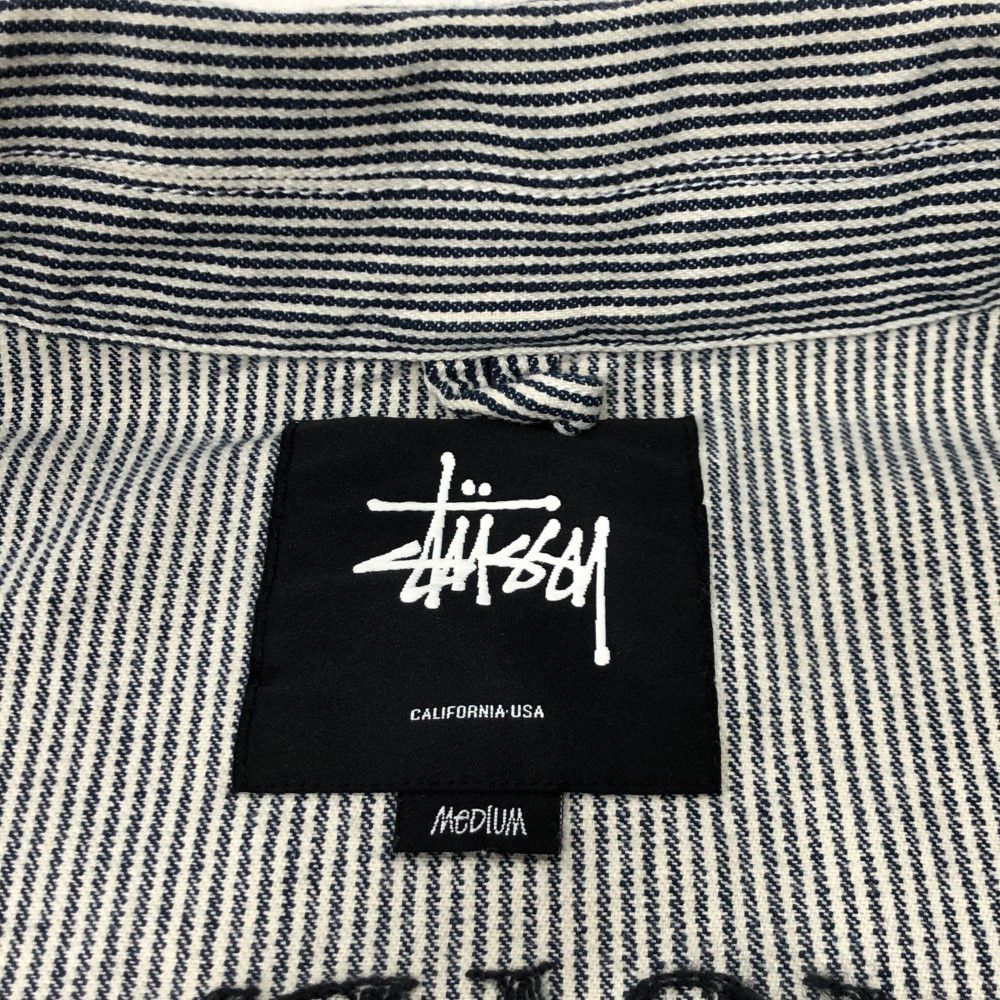 07w1156☆ STUSSY ステューシー ヒッコリーストライプ カバーオール