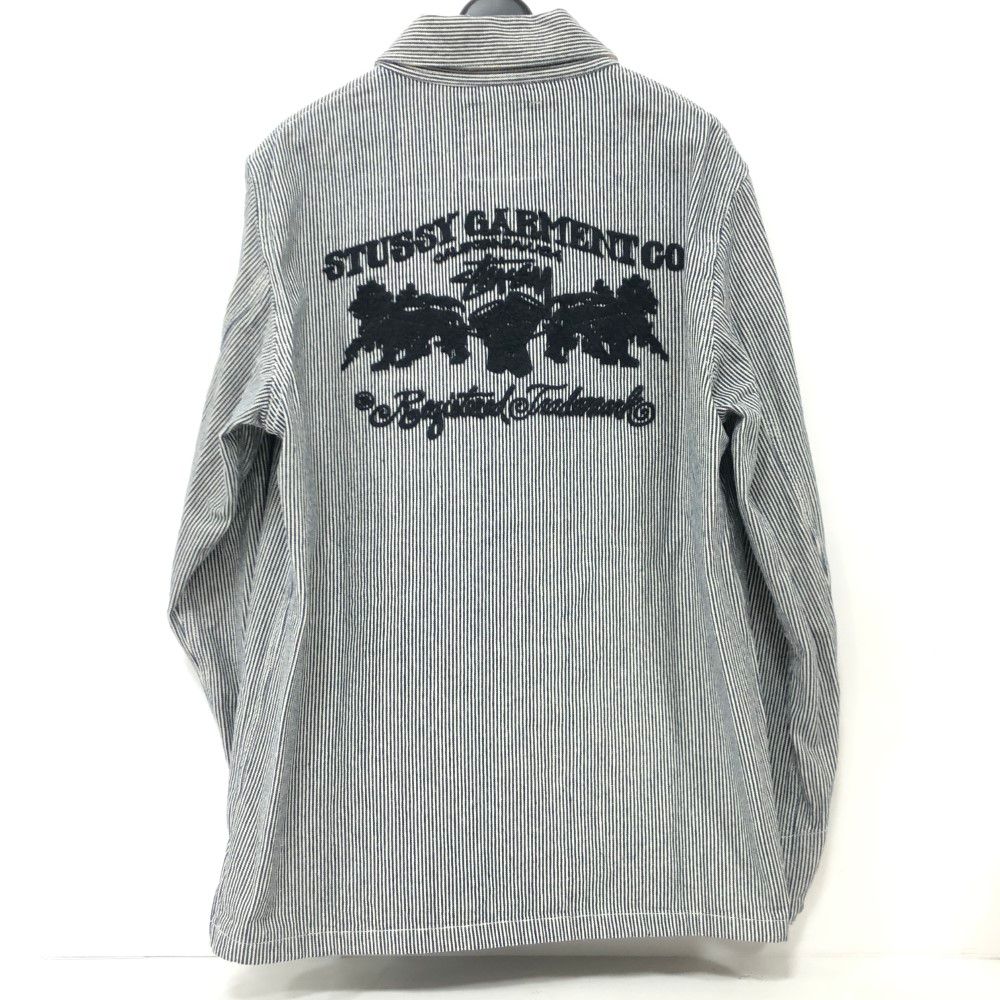 07w1156☆ STUSSY ステューシー ヒッコリーストライプ カバーオール