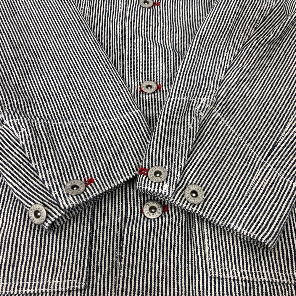 ヒッコリー ストライプ カバーオールシャツ 38 ヒッコリー ストライプ カバーオールシャツ 38 Lee リー カバーオール