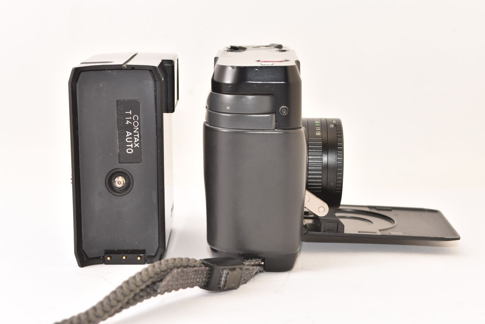 コンタックス CONTAX T ブラック 初代 + ストロボ付き コンパクト