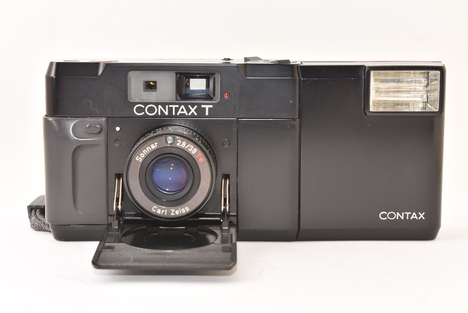 コンタックス CONTAX T ブラック 初代 + ストロボ付き コンパクト
