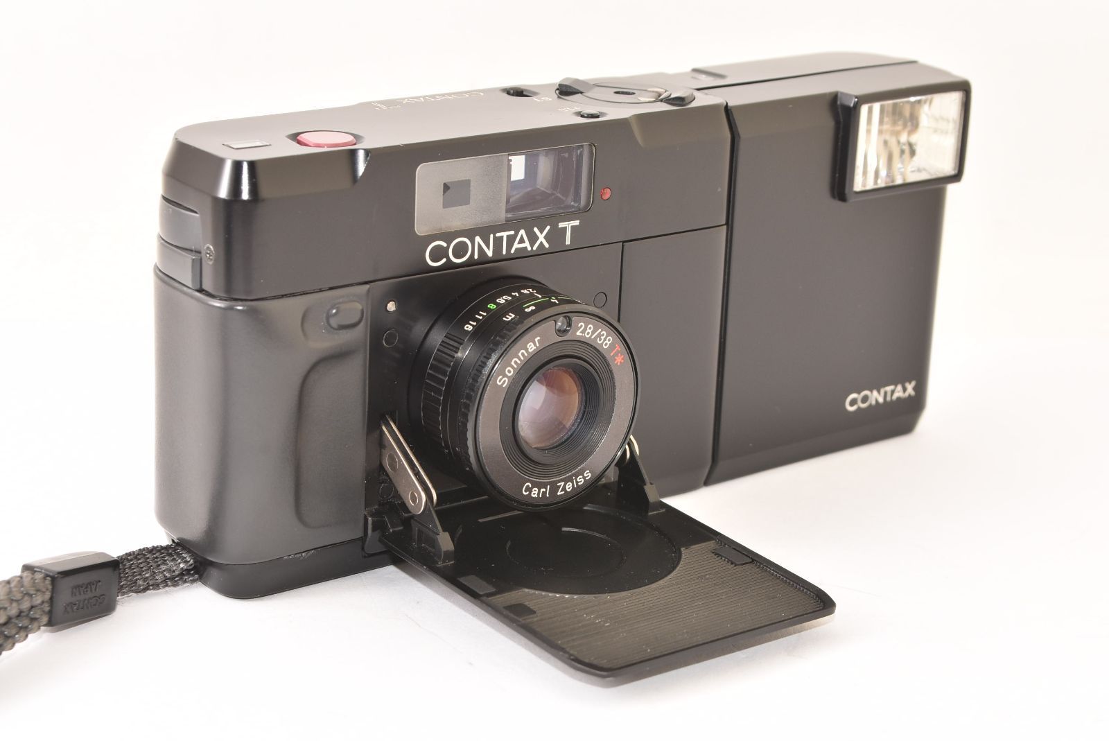 コンタックス CONTAX T ブラック 初代 + ストロボ付き コンパクト