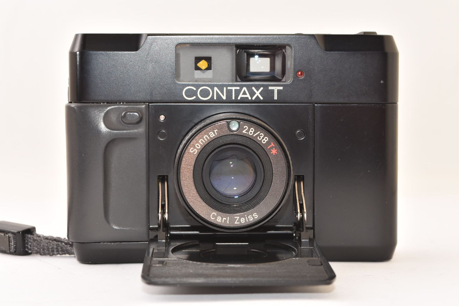 コンタックス CONTAX T ブラック 初代 + ストロボ付き コンパクト