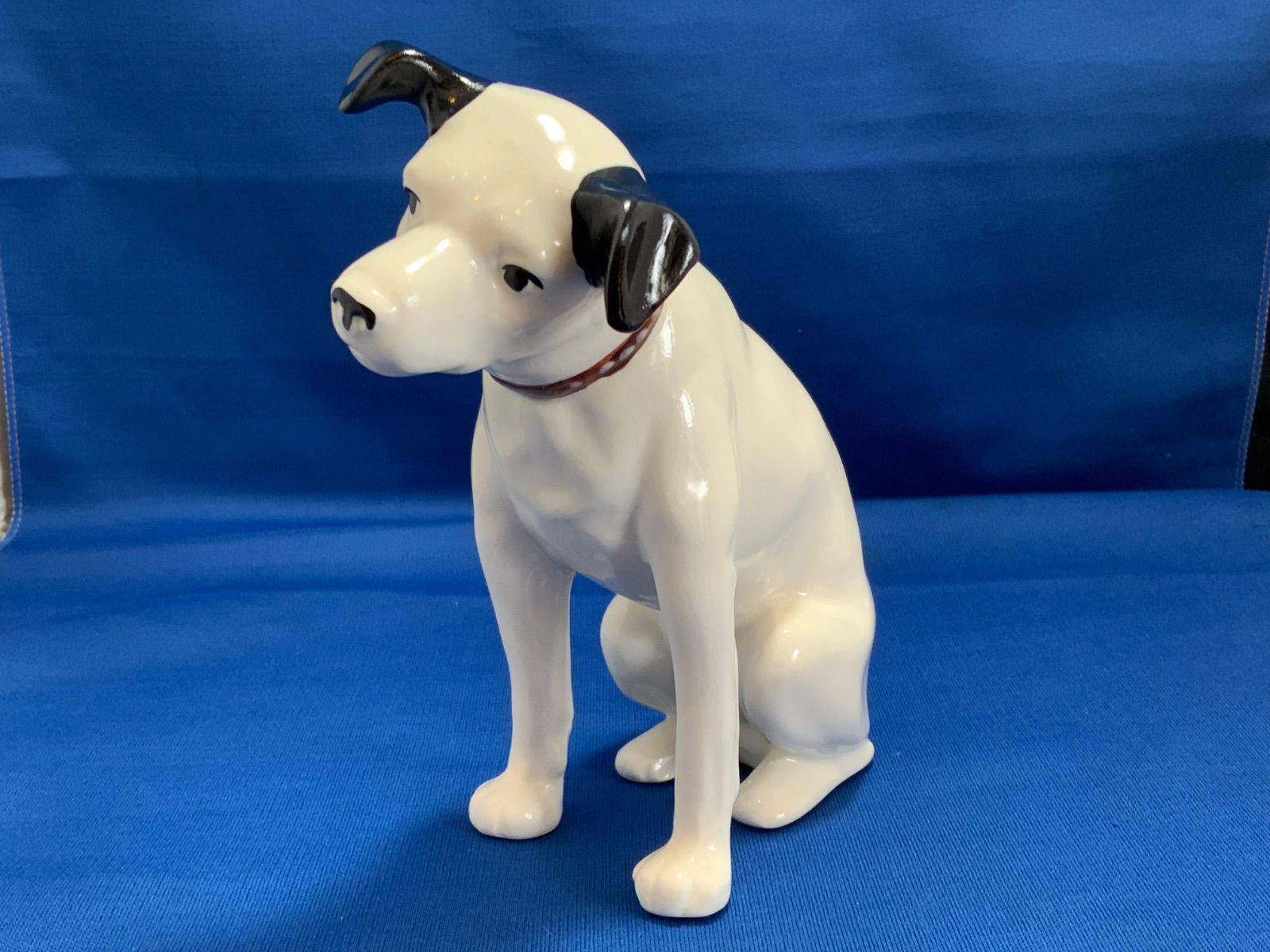 アンティーク　陶器製　ビクター犬　ニッパー君　［14.7㎝］
