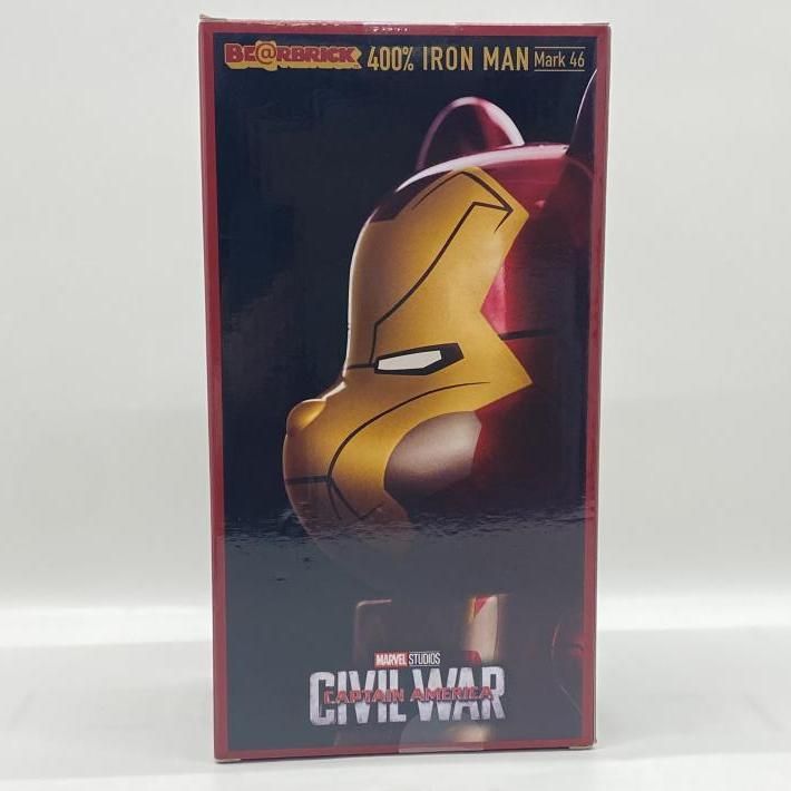 中古】未開封）SP賞 BE＠RBRICK -ベアブリック- 400% IRON MAN Mark 46