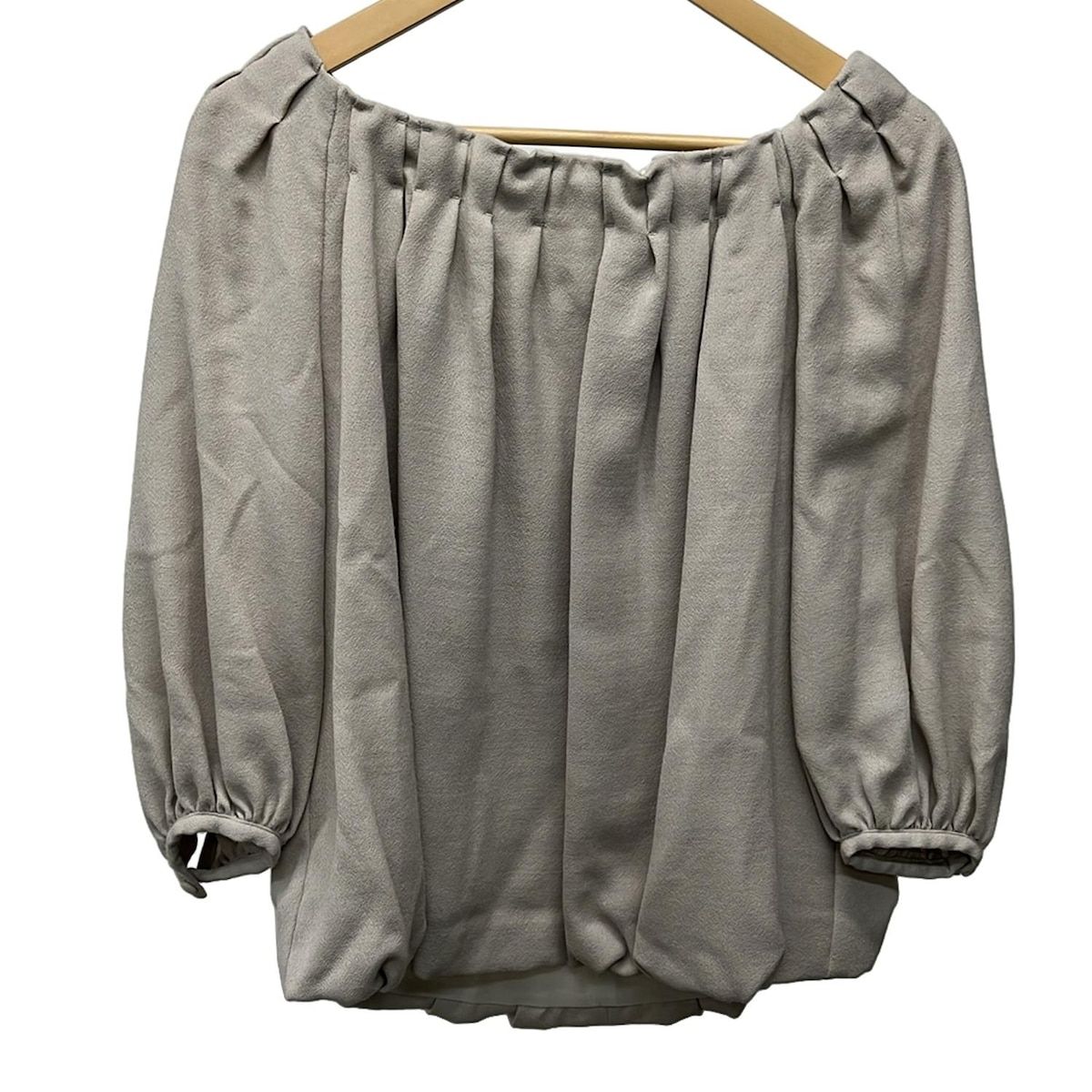 ADORE アドーア 七分袖カットソー サイズ38 M レディース グレーベージュ