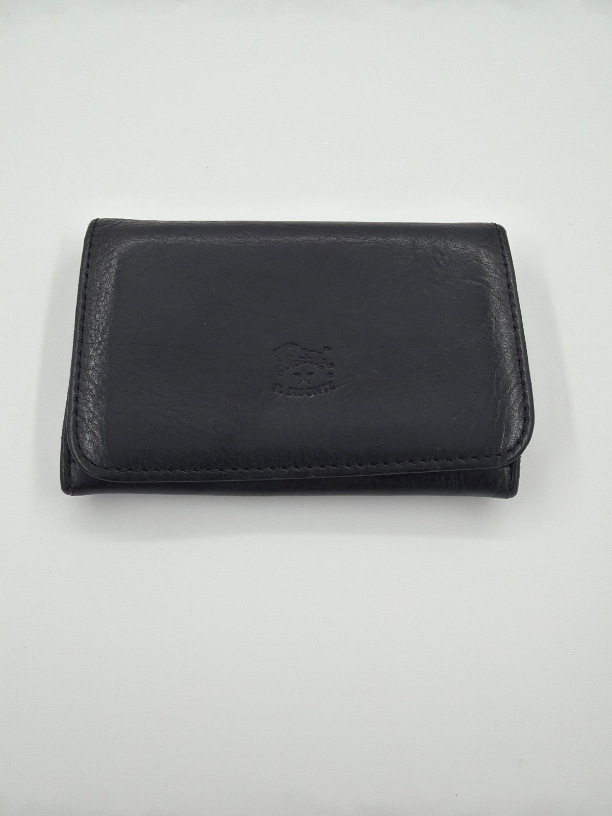 【メッツ】【美品】ILBISONTE イルビゾンテ レザー ブラック イルビゾンテ ILBISONTE 黒レザー 名刺入れ - メルカリ