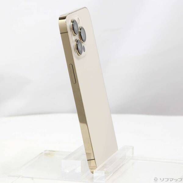 中古品〕 iPhone13 Pro 256GB ゴールド MLUQ3J／A SIMフリー【377