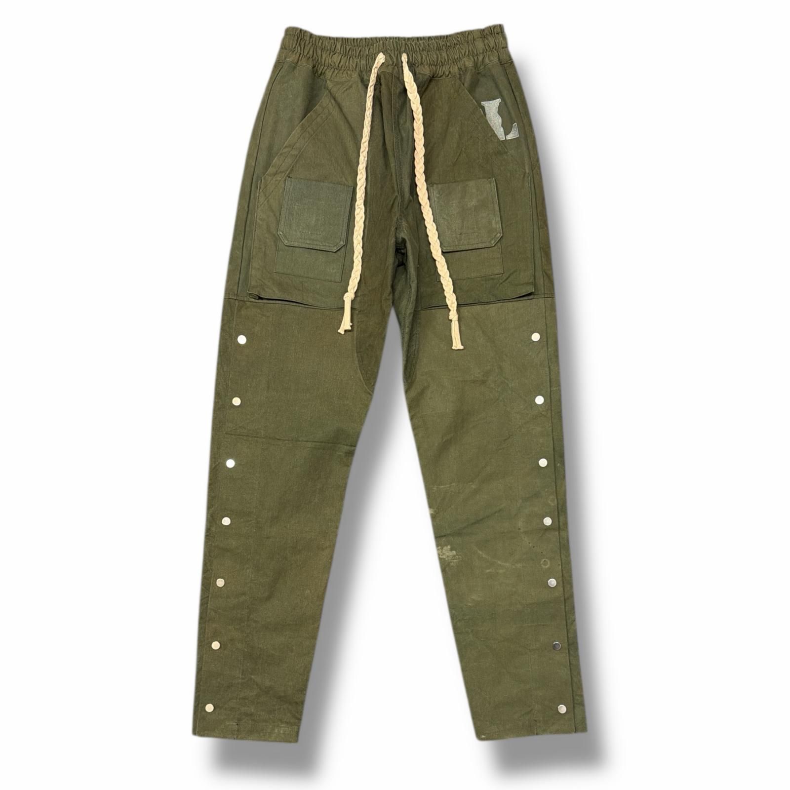 カタリスト　テントパンツ　サンプル CVTVLIST 21AW US TENT SIDE SNAP CARGO PANT USテント サイドスナップ