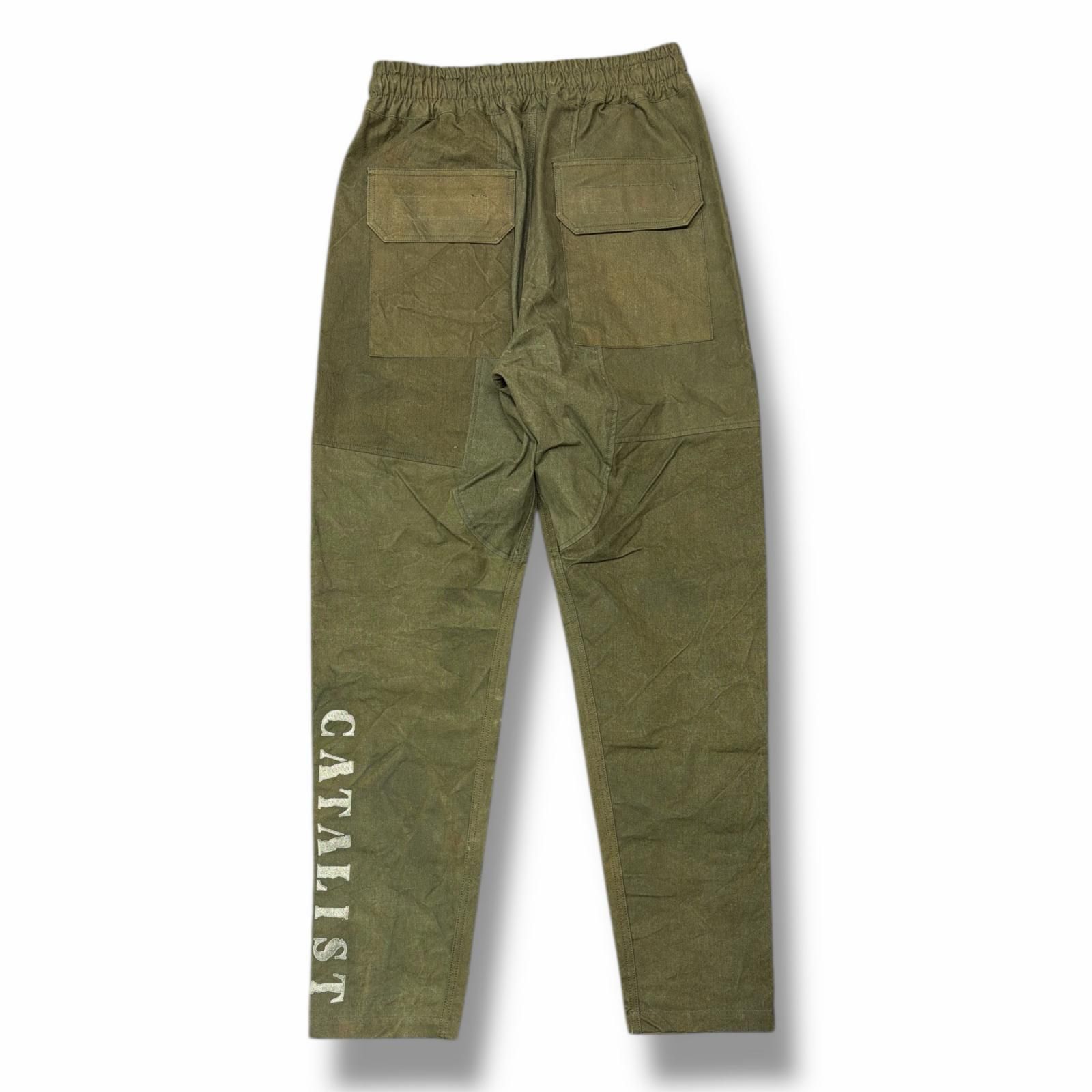 カタリスト　テントパンツ　サンプル CVTVLIST 21AW US TENT SIDE SNAP CARGO PANT USテント サイドスナップ