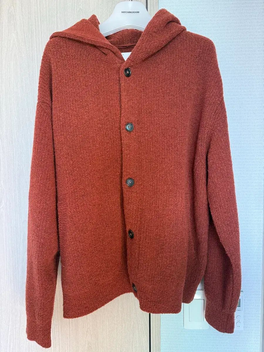 ホーリーサン アコン ブークレ WHO フード ニット カーディガン 上下セット きれいめ