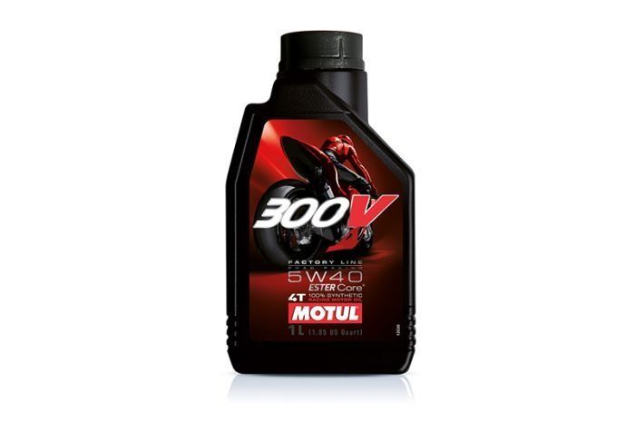 【4本セット】MOTUL 300V FACTORY LINE ROAD 5W-40 4T 1L バイク 100%化学合成 エンジンオイル