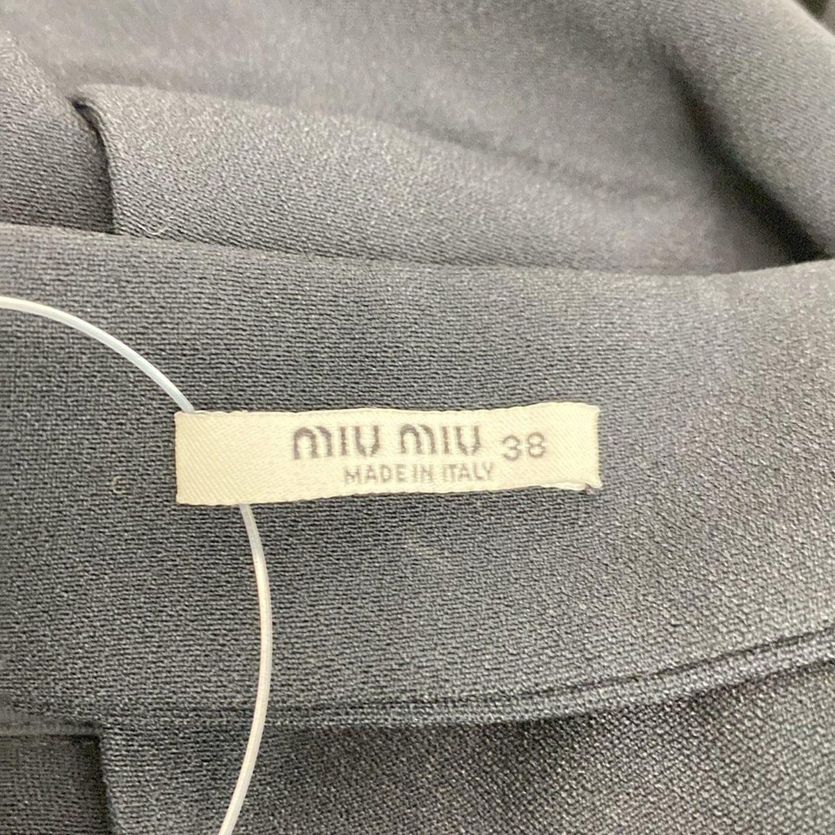 miumiu(ミュウミュウ) ワンピース サイズ38 S レディース - 黒