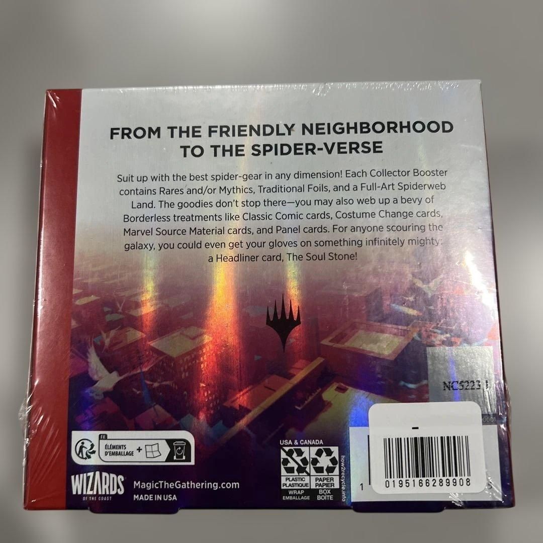 新品未開封】MTG スパイダーマン コレクターブースター 英語版BOX