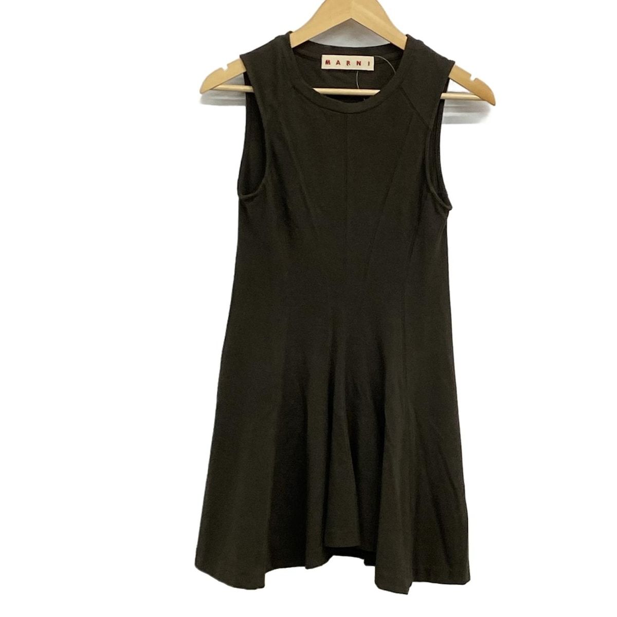 マルニ　MARNI　ワンピース　38 MARNI(マルニ) ワンピース サイズ38 S レディース - カーキ
