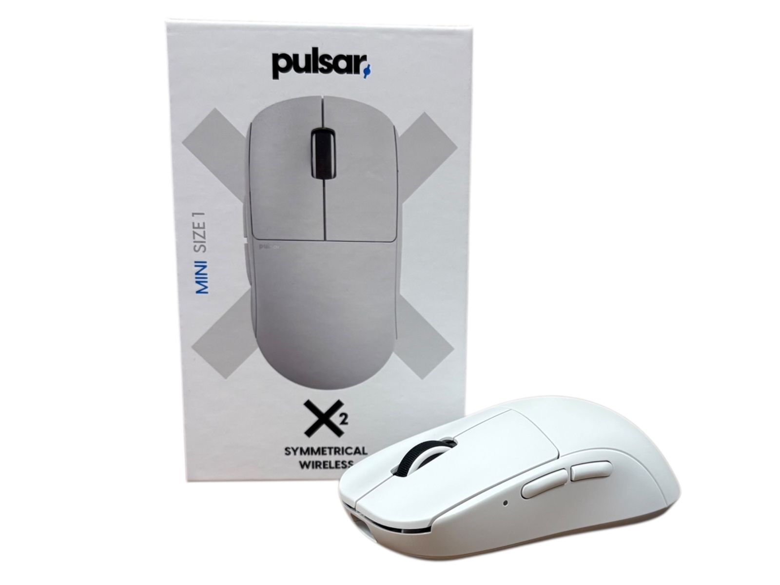 PULSAR パルサー Gaming Gears X 2 Mini ワイヤレス ゲーミングマウス ホワイト 家電 078