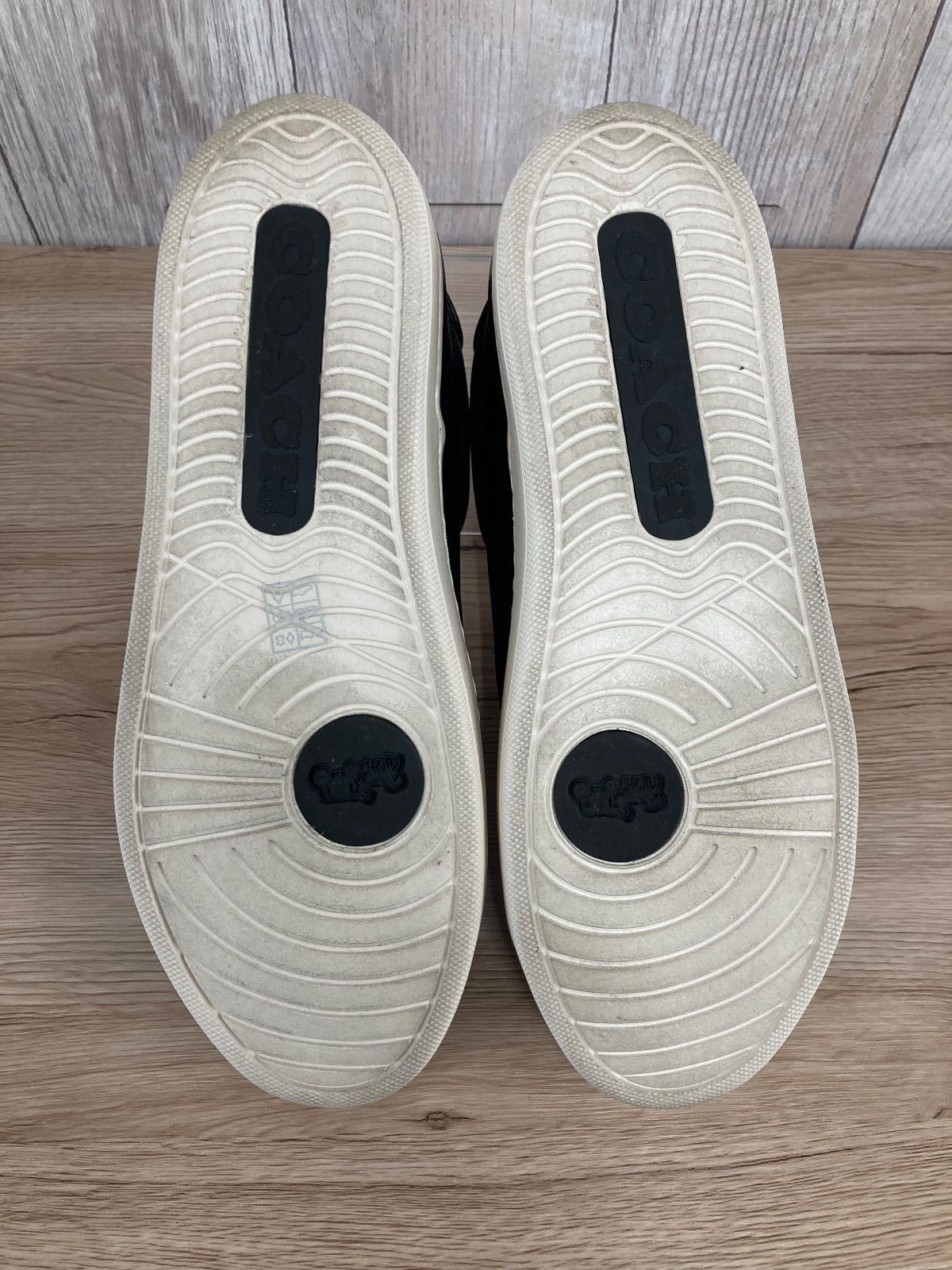  COACH コーチ スニーカー シグネチャー 25 5㎝ Ｇ5061 ブラック 衣料品 スニーカー 靴