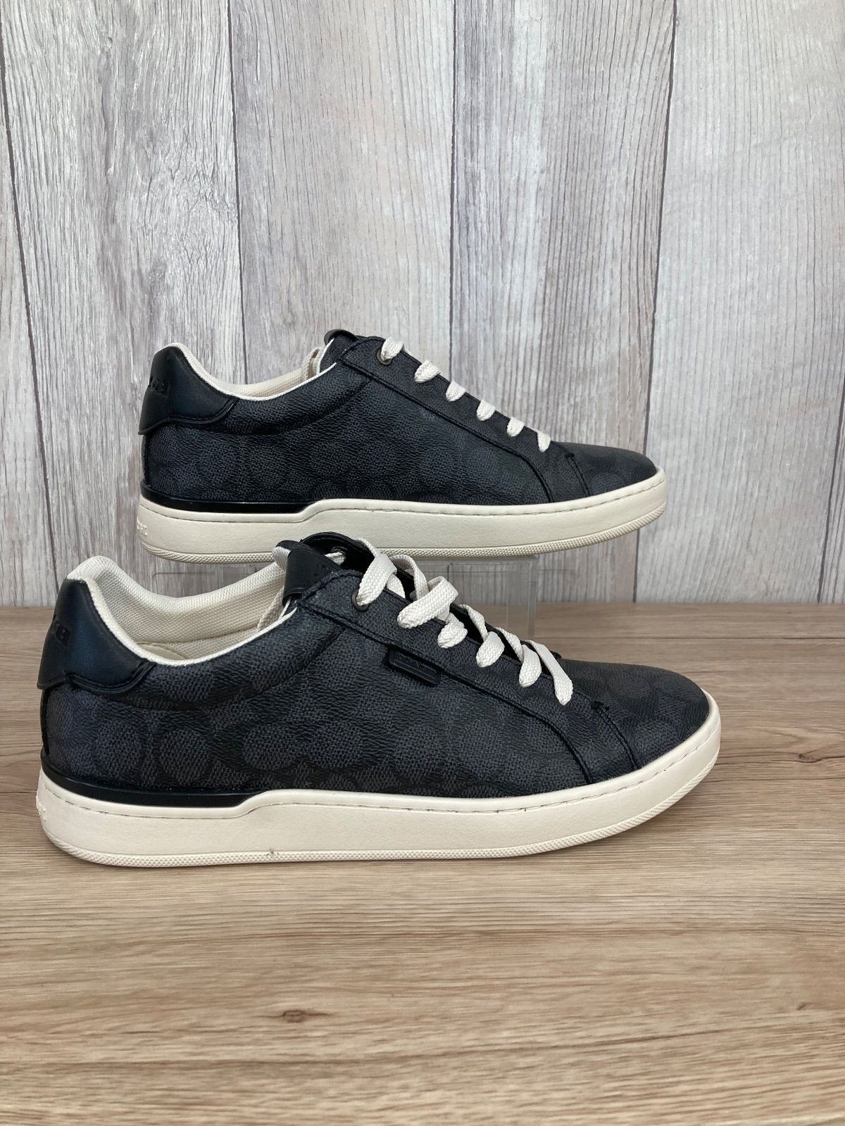 COACH コーチ スニーカー シグネチャー 25 5㎝ Ｇ5061 ブラック 衣料品