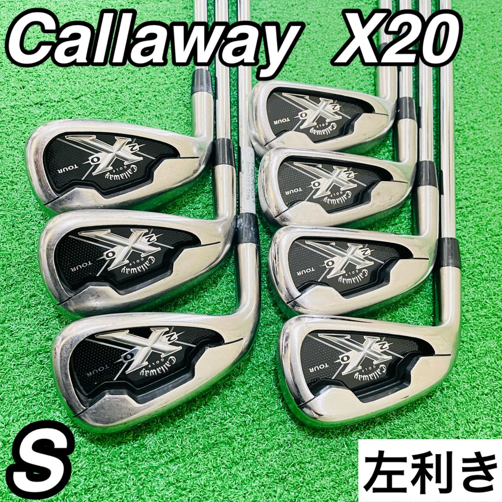 9485 Callaway X20 キャロウェイ レフティ 左利き アイアン7本セット