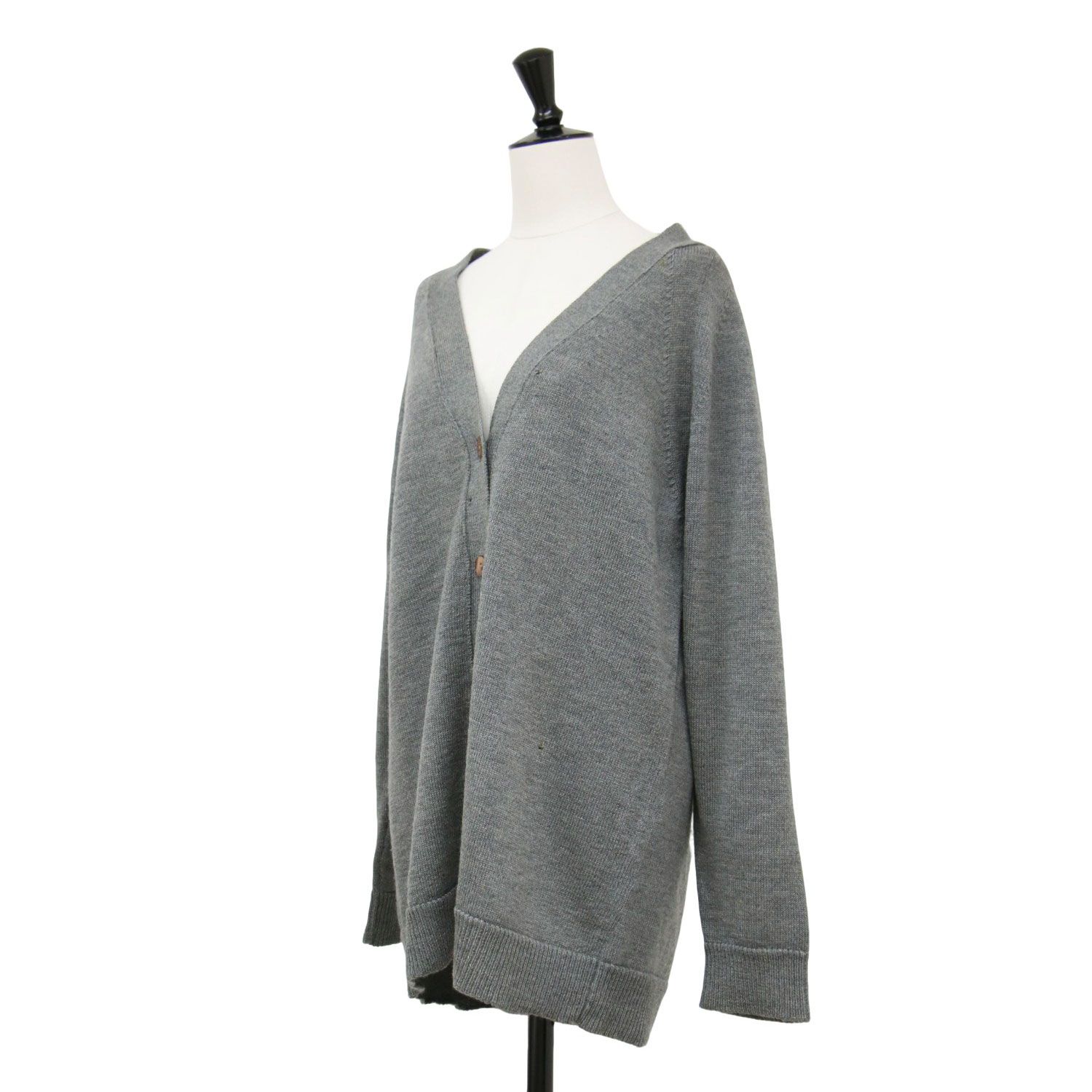 Maison Margiela メゾン マルジェラ カーディガン グレー サイズ:L