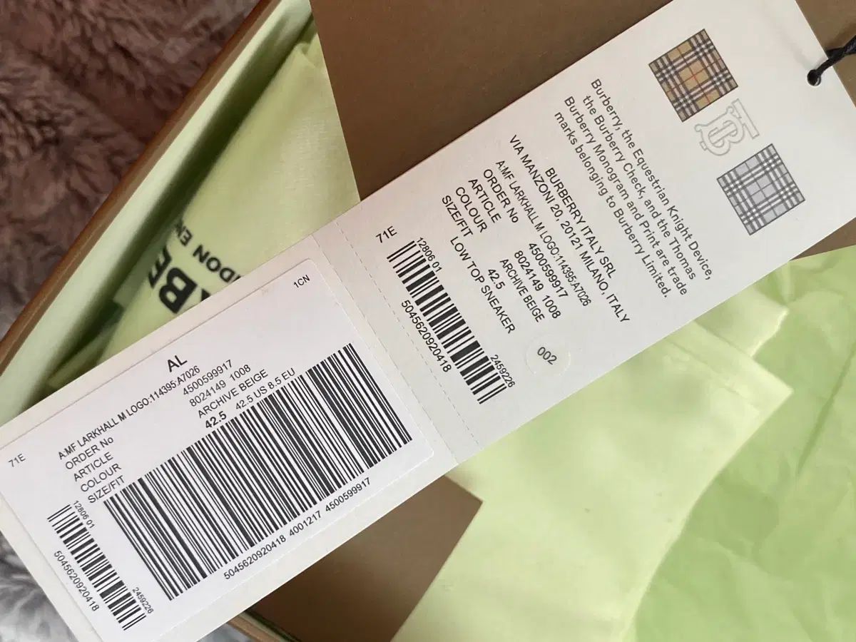  42 5 バーバリー チェック スニーカー スニーカー 靴