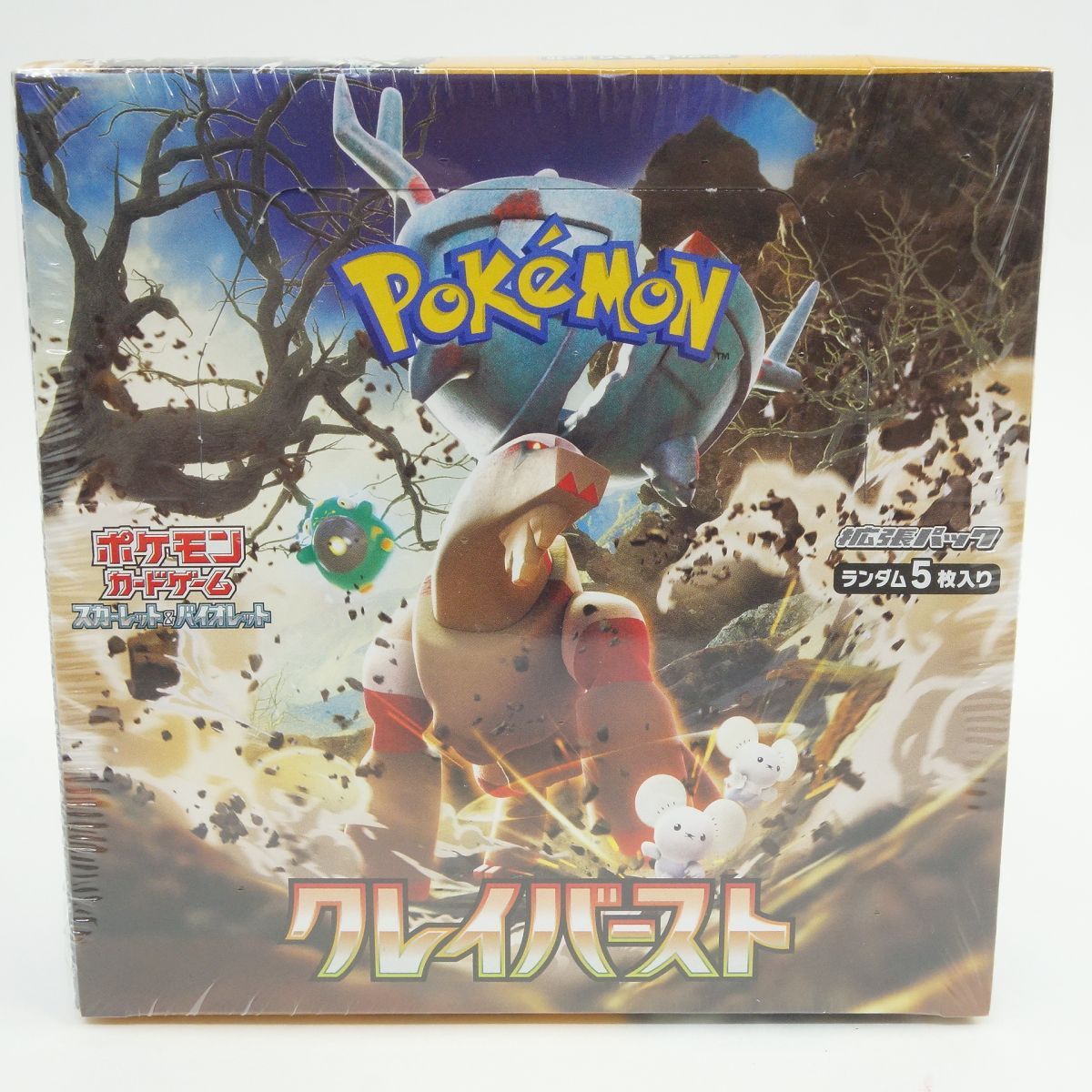 ポケモンカードゲーム スカーレット＆バイオレット 拡張パック クレイバースト 1ボックス 入り