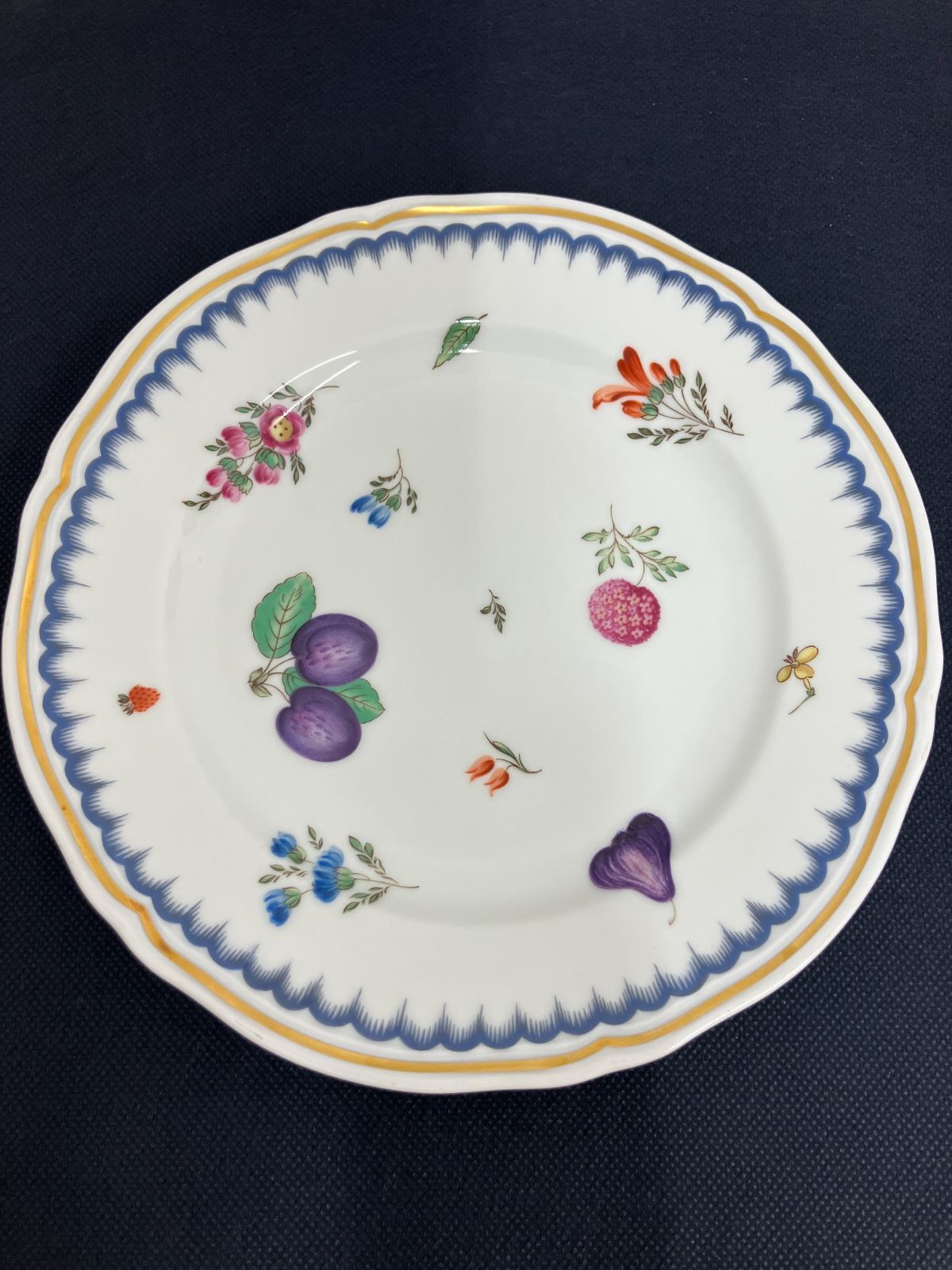 リチャードジノリ　イタリアンフルーツディナー皿4枚セット リチャードジノリ イタリアンフルーツ プレート 4枚セット 径17cm