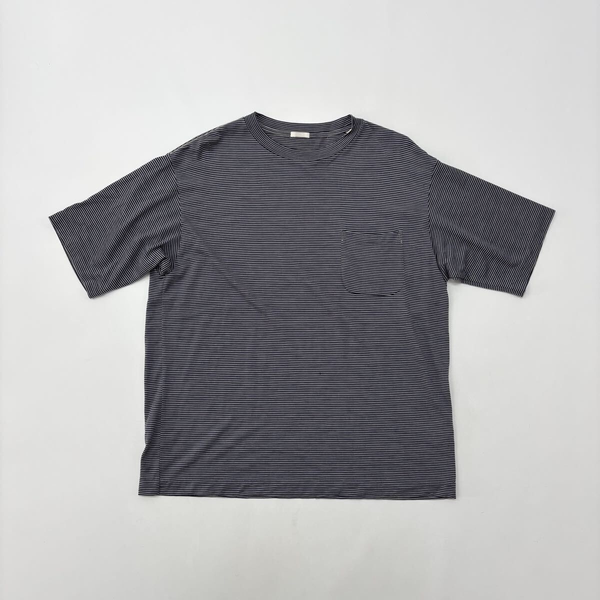 comoli 21SS ウール天竺 半袖クルー 2 NAVY T01-05006 COMOLI（コモリ 