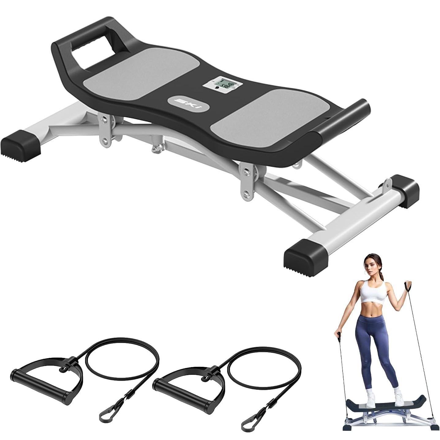 AORTD ステッパー スキーマシン レッグスライド 静音 運動器具 筋トレ