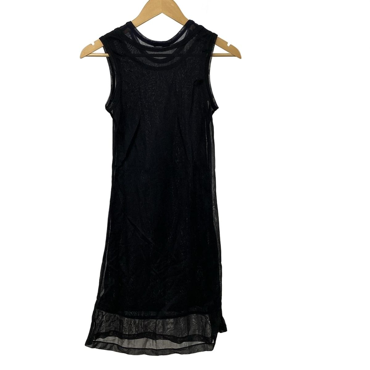 Y's(ワイズ) ワンピース レディース美品 黒 ノースリーブ/ロング丈