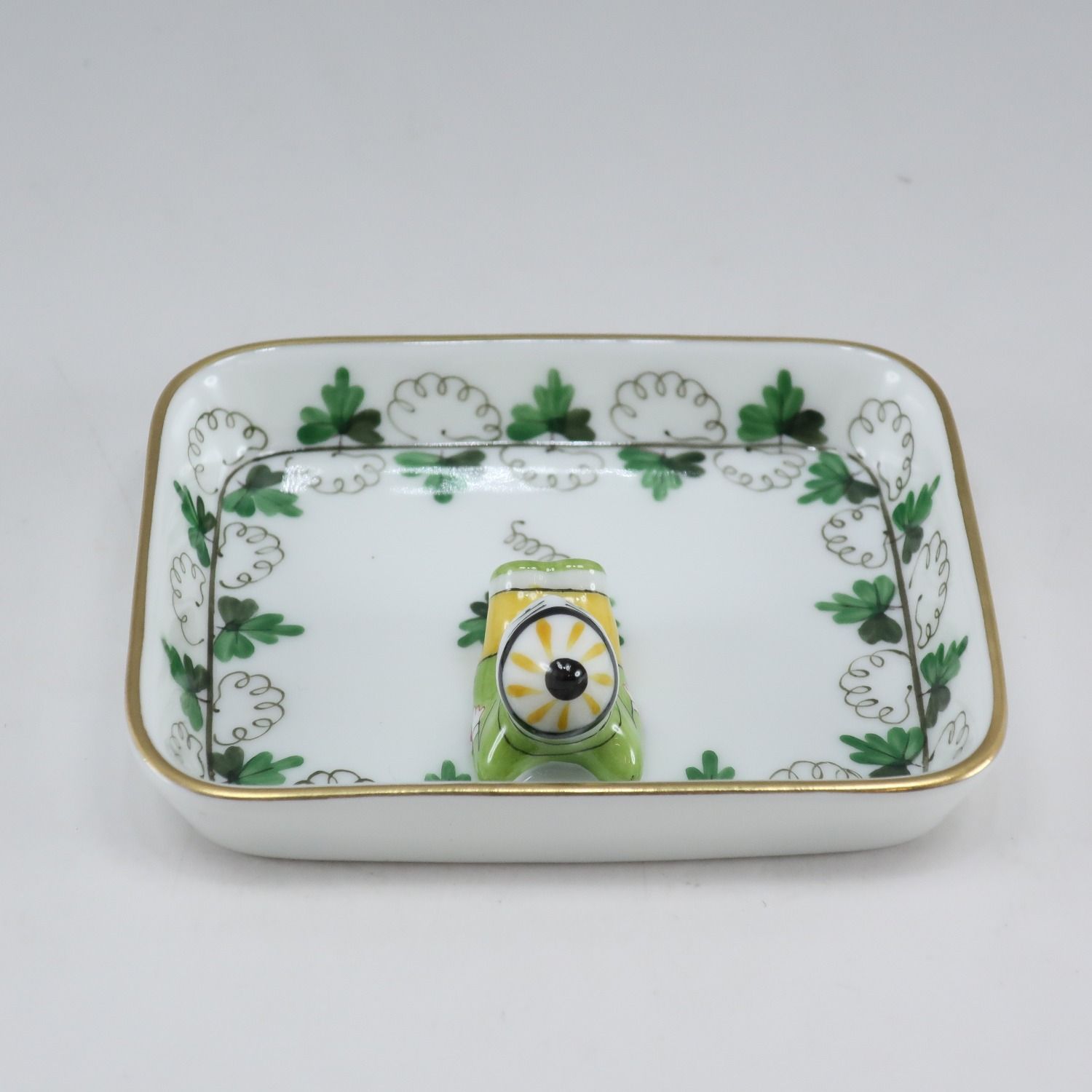 HEREND】ヘレンド パセリ マンダリン オブロングトレイ 小物入れ 7733