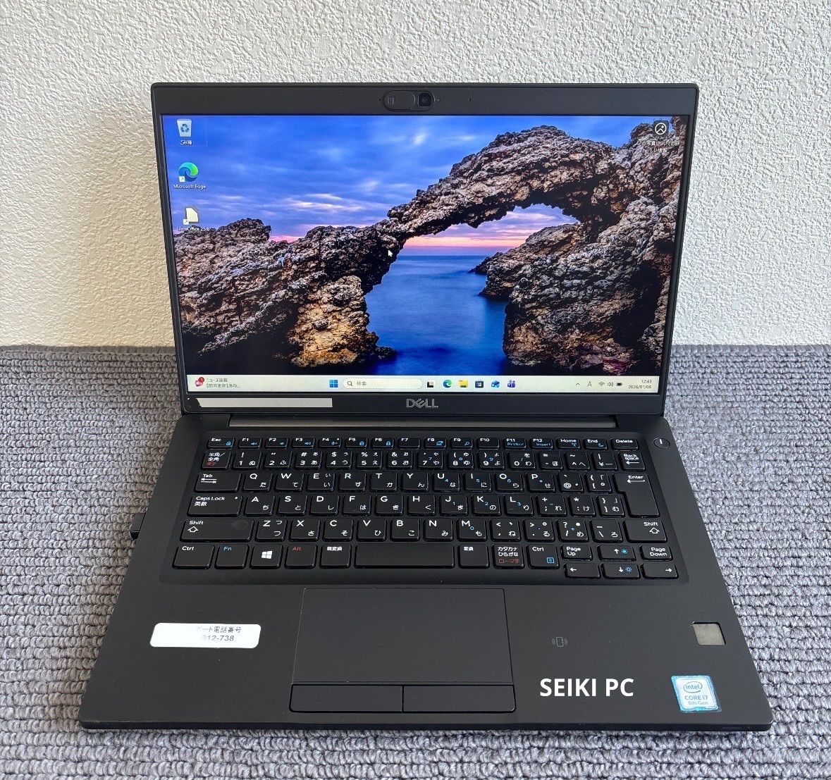 DELL latitude 7390 i 7 8650 U メモリ16 GB SSD 256 Win 11 指紋認証 タッチ機能