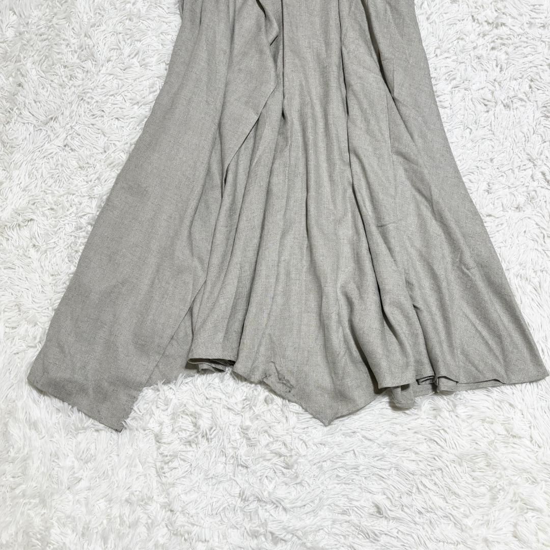 ENFOLD アシンメトリーイレギュラーヘムワンピースドレス