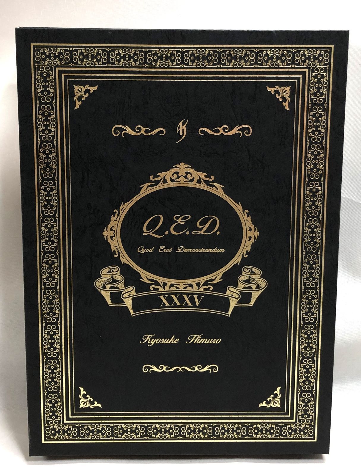 Blu ray KYOSUKE HIMURO 35 th Anniversary LIVE FILMS AND PHOTO BOOK QUOD ERAT DEMONSTRANDUM