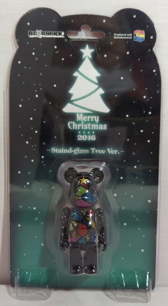 BE RBRICK Merry Christmas 2016 Staind glass Tree Ver
