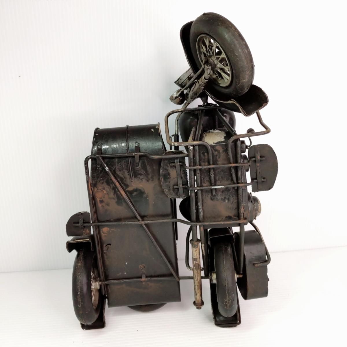  品 アメリカンバイク ブリキ インテリア 置物〇YR 54463〇 卓上飾り物 置物 インテリア小物