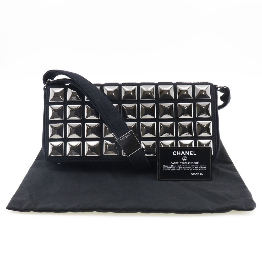 CHANEL】シャネル チョコバー アイスキューブ コットン 黒 レディース