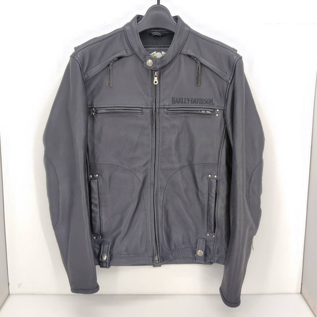 Harley Davidson シングルライダースジャケット グレー 05w18030 ハーレーダビッドソン HARLEY DAVIDSON シングルライダース